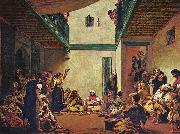 Eugene Delacroix Judische Hochzeit in Marokko oil painting on canvas